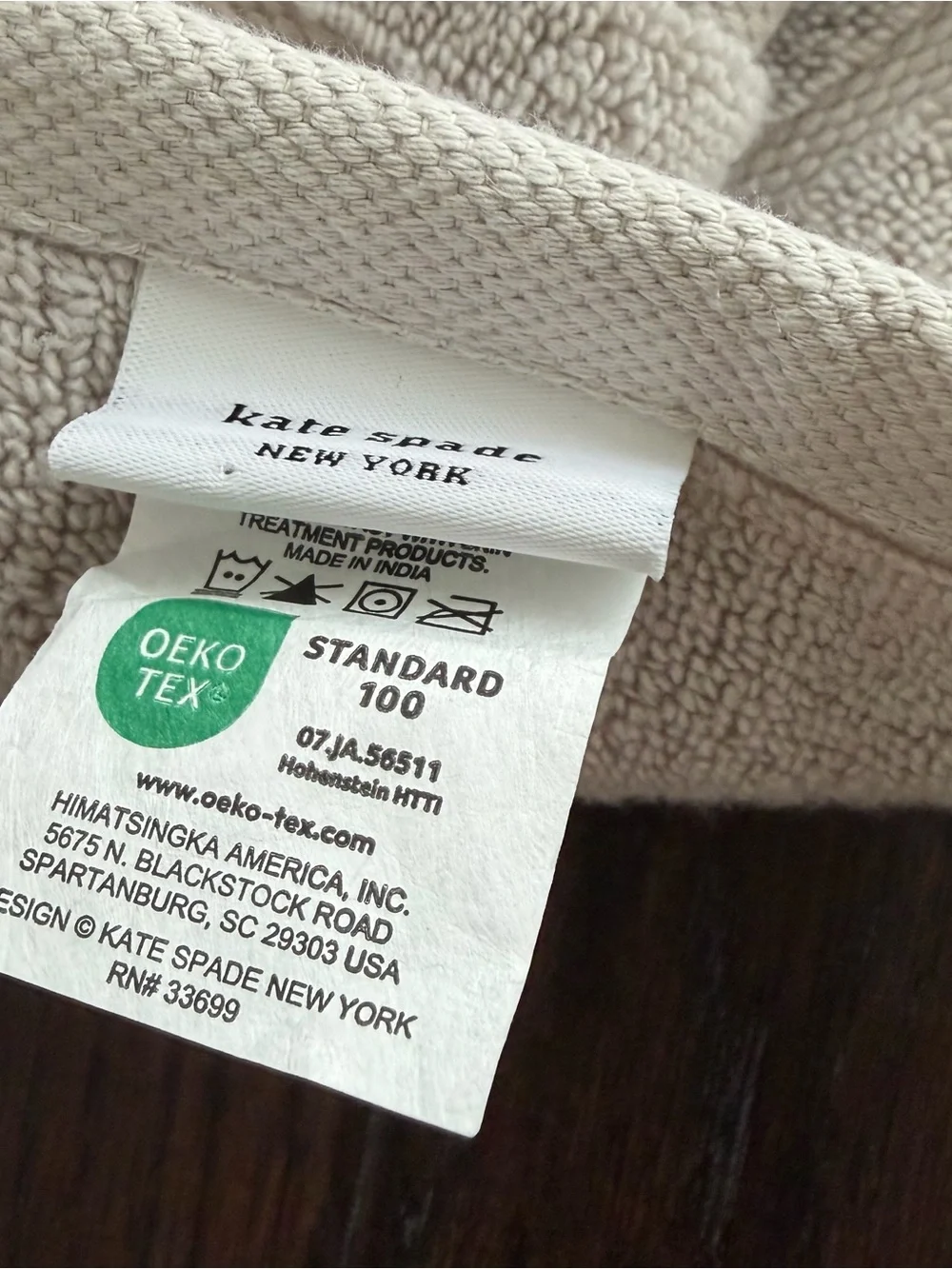 Kate spade bath towel nwt